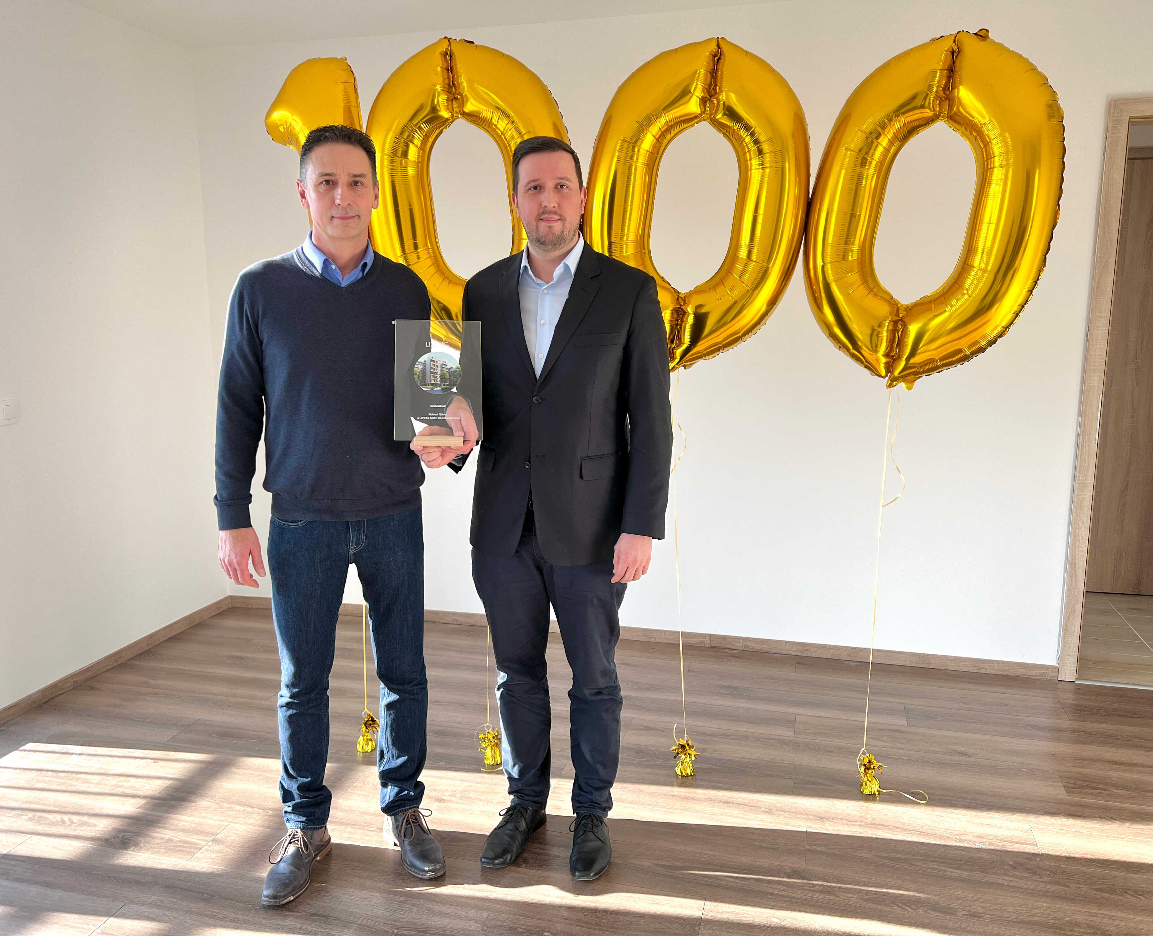 LIVING delivers its 1000th apartment