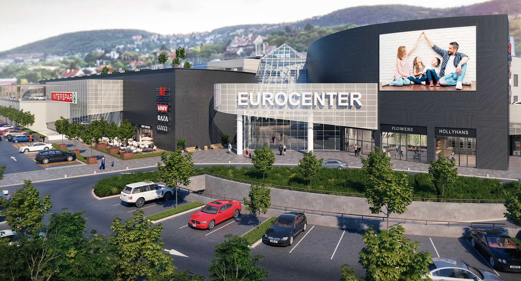 Megújul az Eurocenter bevásárlóközpont a WING fejlesztésében