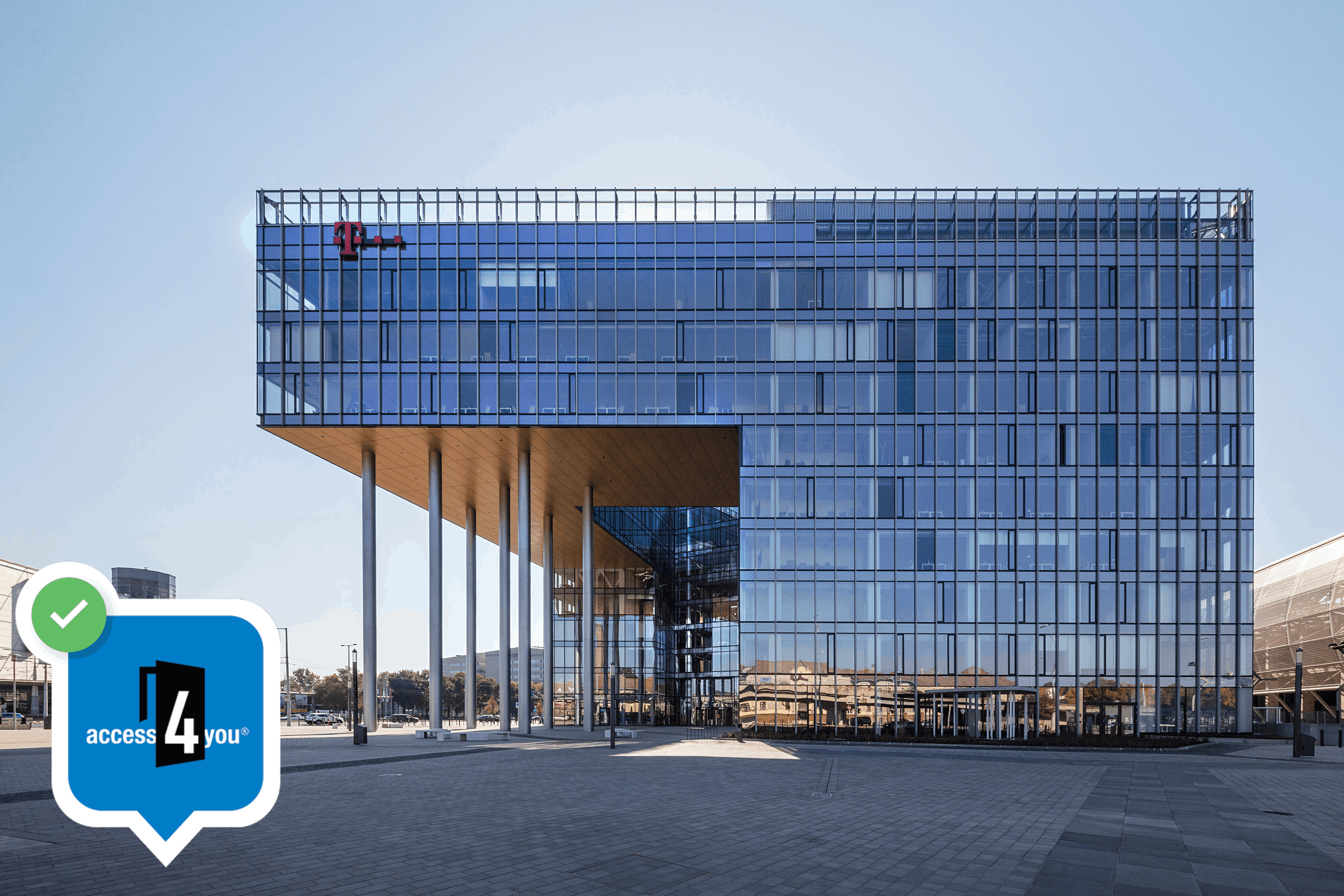 Telekom Campus developed by WING received Access4you Certification