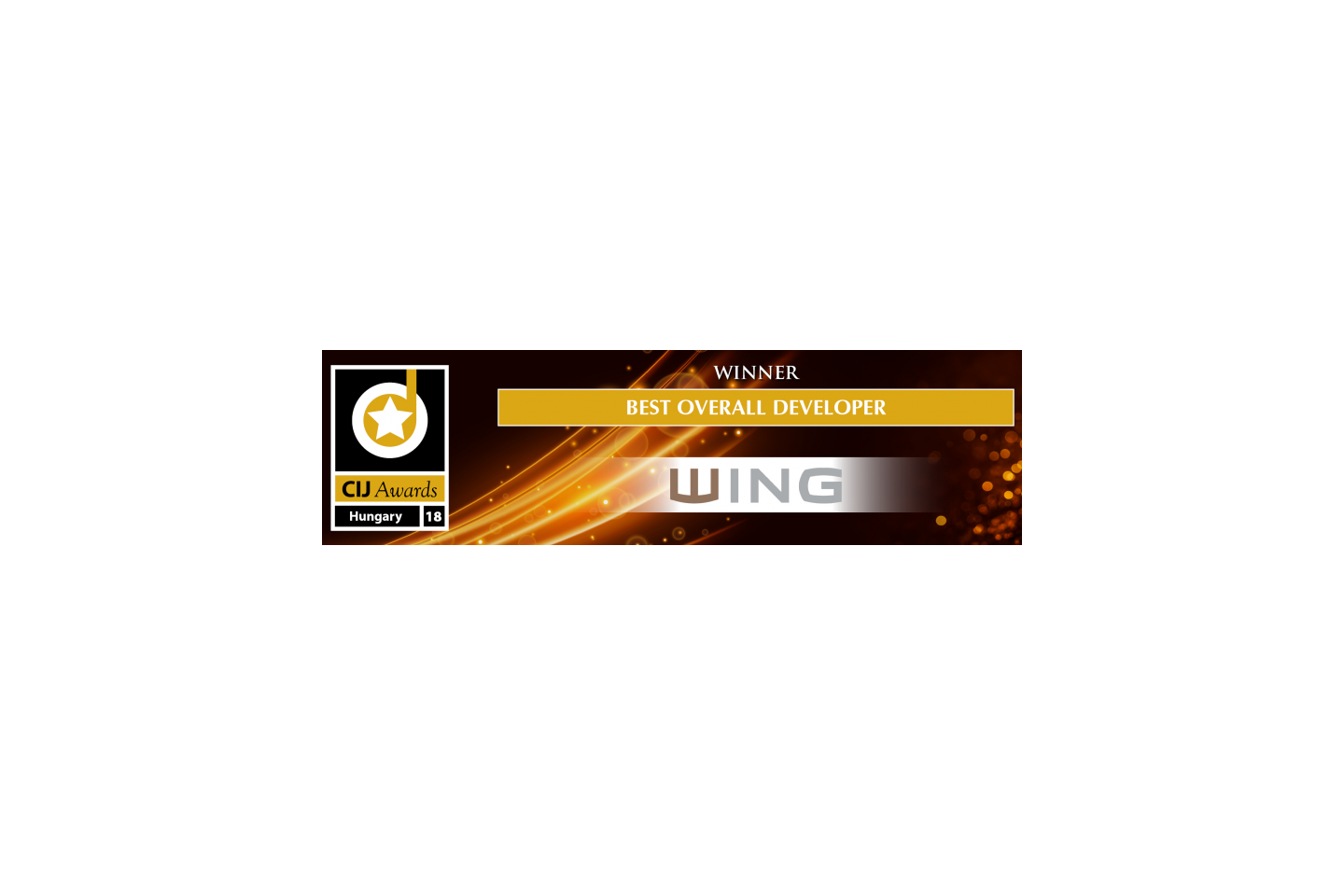 A Wing vehette át az „év fejlesztője” díjat az idei CIJ awards-on