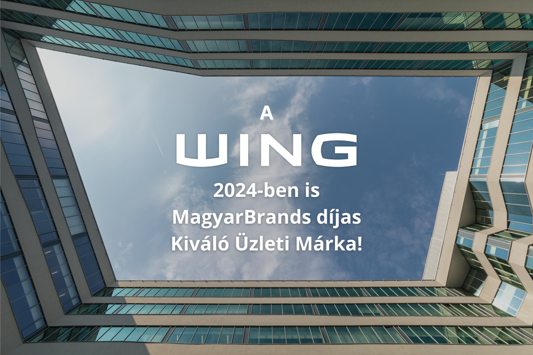 Kilencedik alkalommal MagyarBrands-díjas a WING