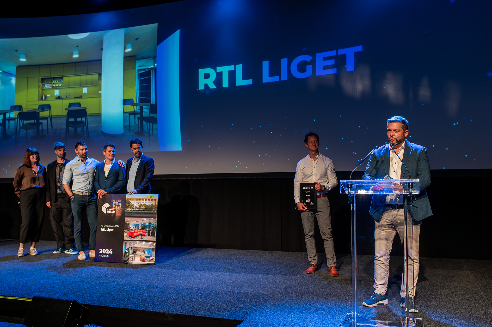 A WING által fejlesztett RTL Liget nyerte az Év Irodaháza 2024 díjat